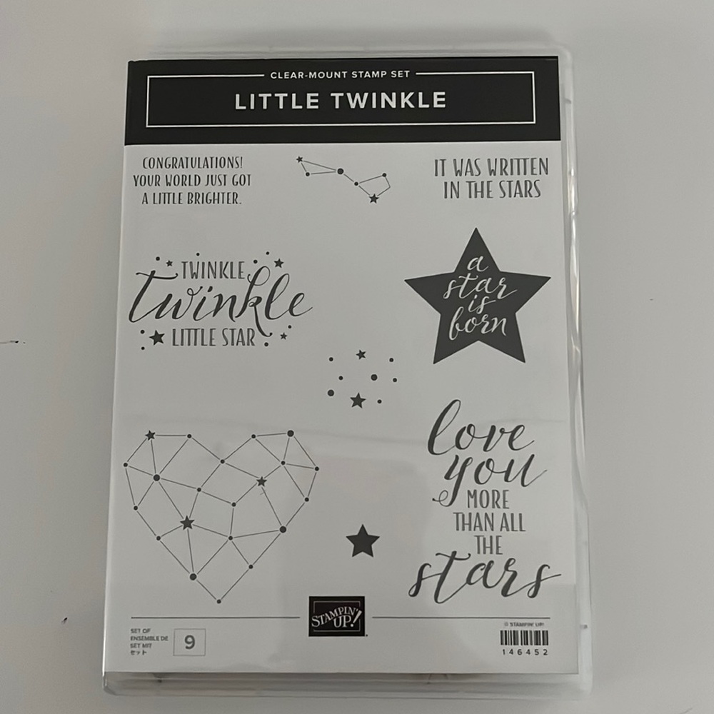 Stampin’ Up Clear Mount Stamp Set “Little Twinkle”